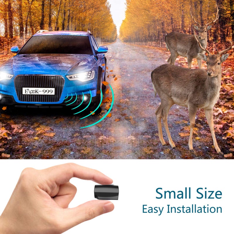 Elook Deer Warning Whistles Device for Car, Save Deer Whistle with Upgraded Acrylic Double-Sided Tape, Mini Size, 4 Pack (Patent Registered) - Image 2